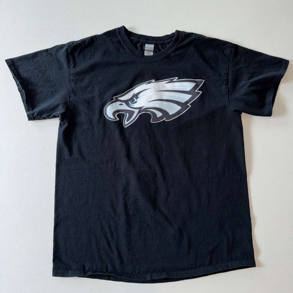 Philadelphia Eagles Jalen Hurts #1 Football T-shirt Jersey Men's L Black Shirt